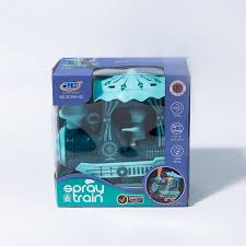 Toy Gallery Electric Spray Carousel Train Toy with Water Mist Steam Effect, 3D Flashing Lights & Catchy Music (6+ Years)