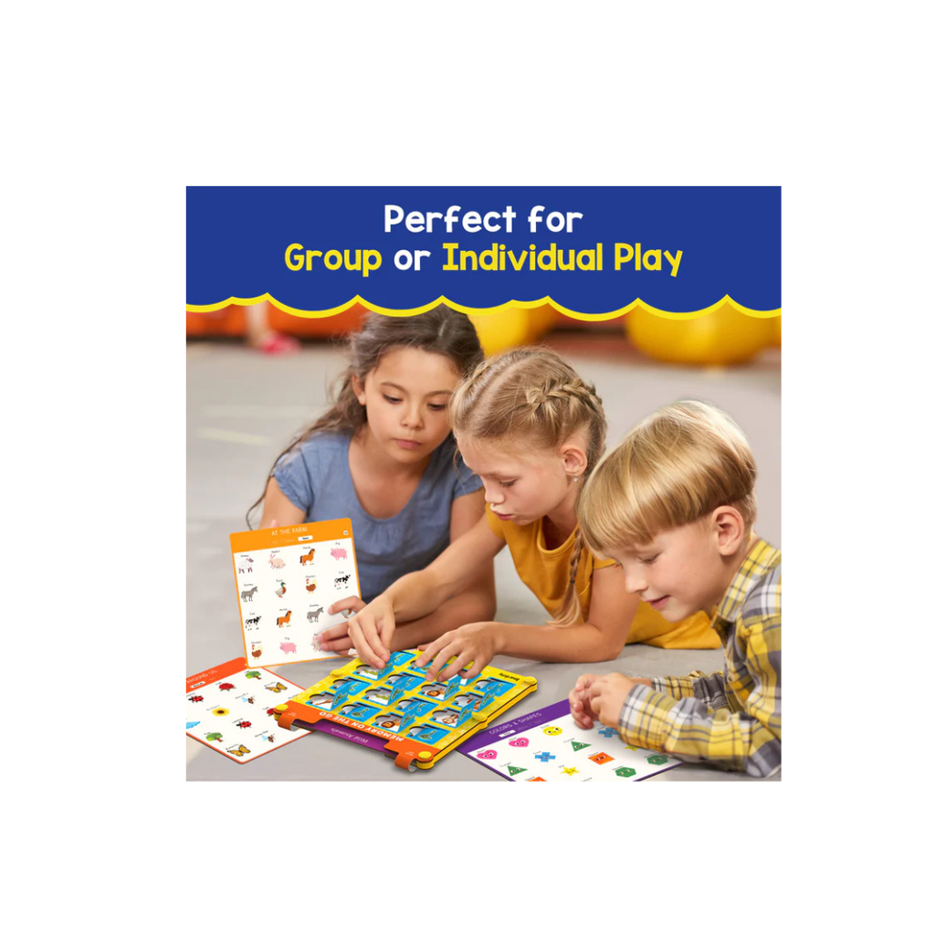 Smartivity Memory Game for Kids,Fun Matching Game,12 Theme Cards & 3 Level Challenges,Preschool Learning Toy (3 Years+)