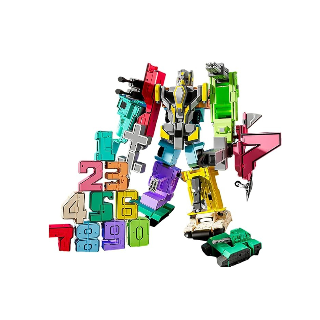 10-in-1 Transforming Robot Toy – Movable Action Figure