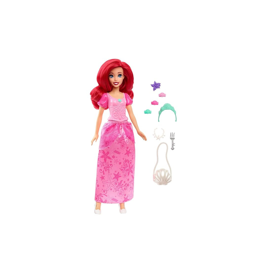 Disney Princess Ariel Fashion Doll with Accessories (3+ Years)