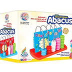 Colorful abacus toy for kids learning numbers and counting.
