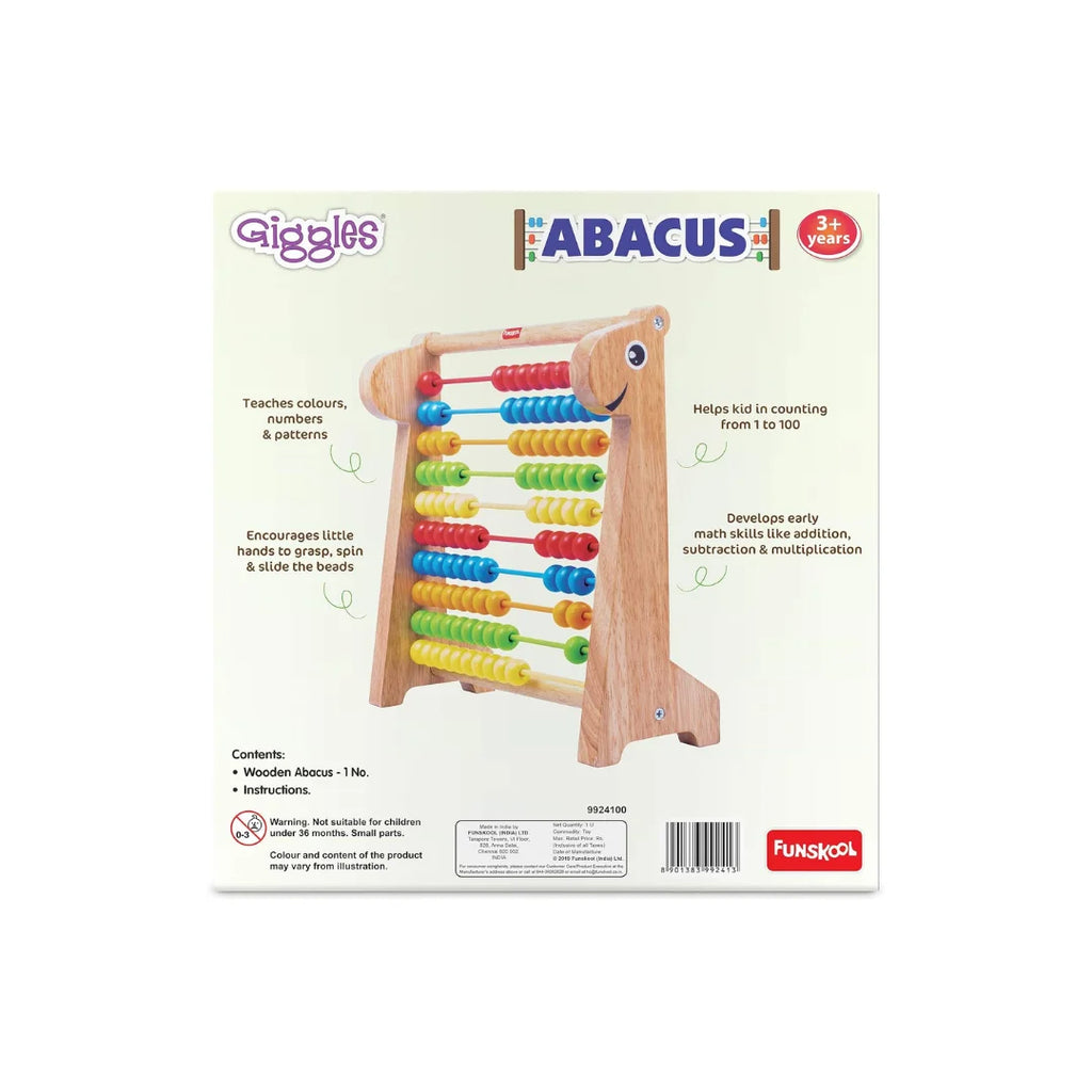 Abacus Multicolour Wooden Educational Toy,Early Math Skills,Preschool Toys for Kids (3 Years+)