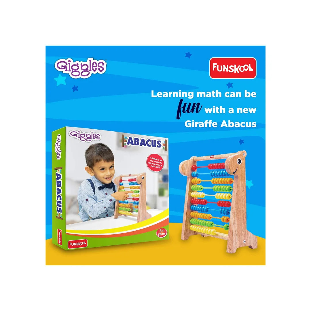 Abacus Multicolour Wooden Educational Toy,Early Math Skills,Preschool Toys for Kids (3 Years+)