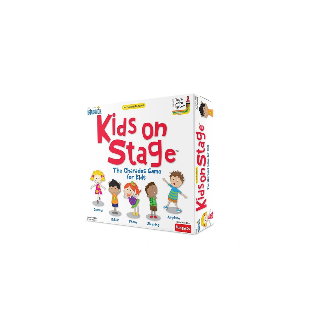 Interactive charades board game designed especially for young children