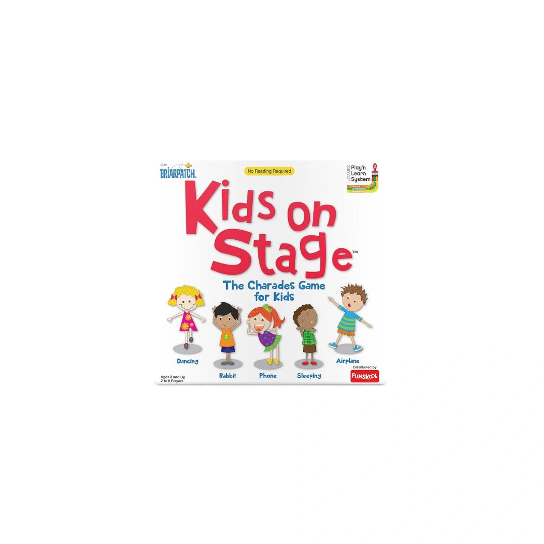 Interactive charades board game designed especially for young children
