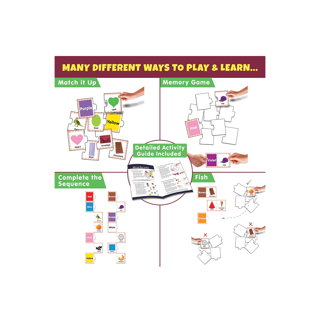 Little Berry Toys Little Berry Action Words Early Learning Puzzle for Kids (3-7 Years)