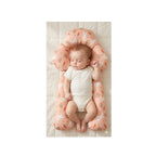 Baby support pillow with side bolsters