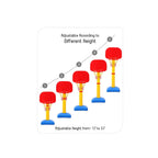 Kids adjustable basketball play set