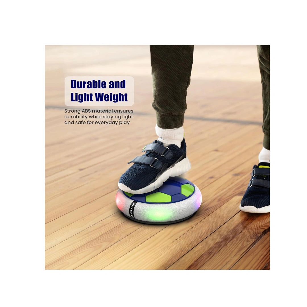 LED hover football for indoor play