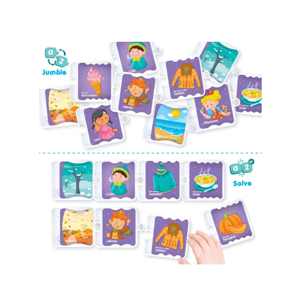 All-in-1 educational puzzle activity set