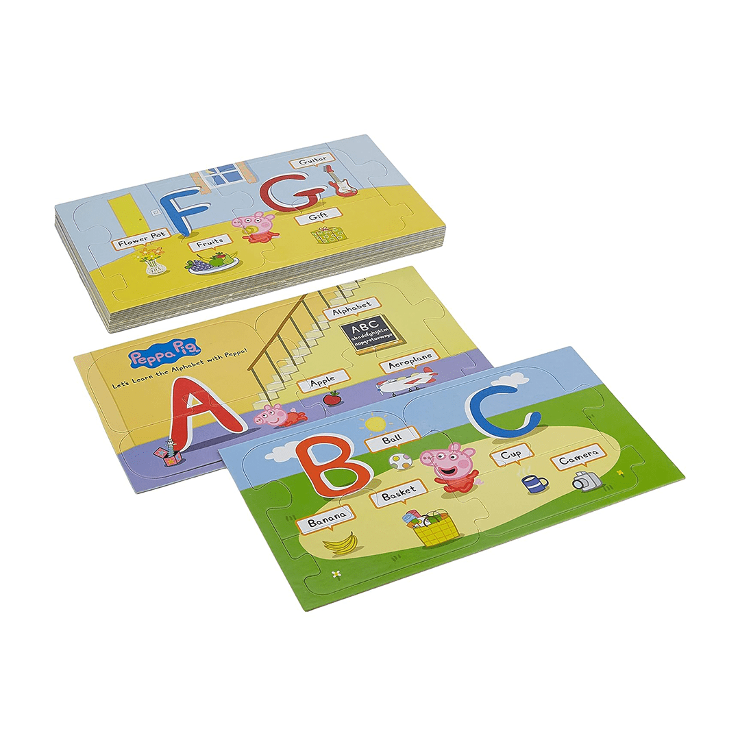 Funskool Toys Funskool Peppa Pig Alphabet Floor Puzzle (3 Years+)