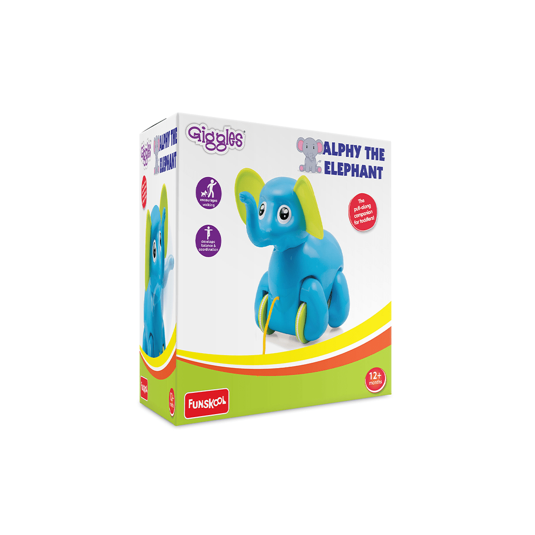 Funskool Toys Funskool Giggles Alphy The Elephant (12 Months+)