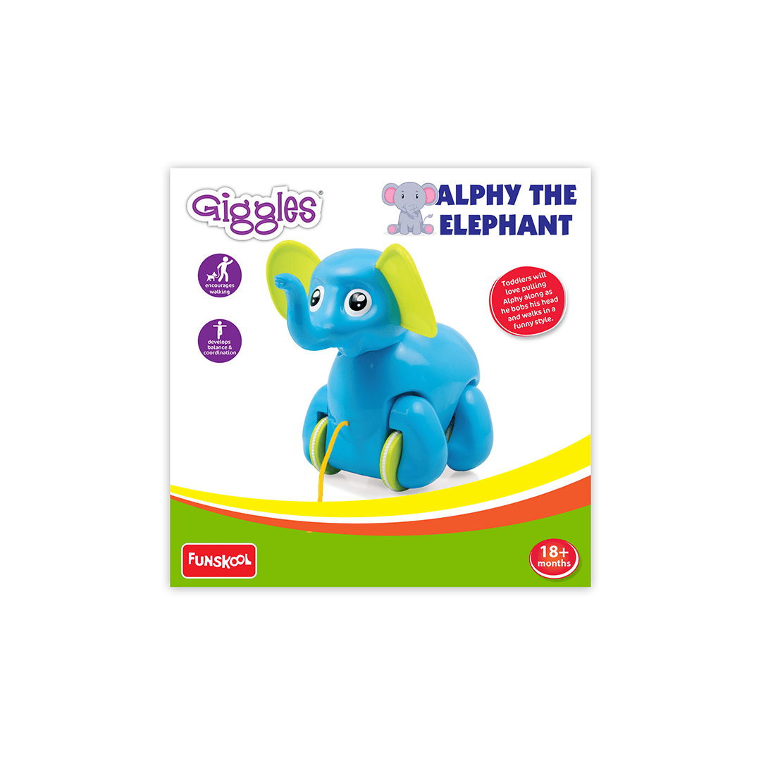 Funskool Toys Funskool Giggles Alphy The Elephant (12 Months+)