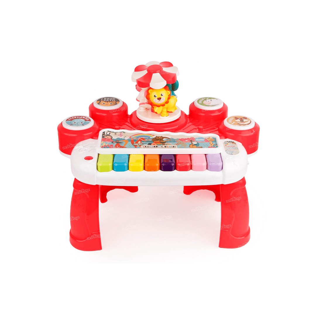 Baan Toys Toys Baan Toys Animal Concert Musical Animal Piano and keyword Toys with Flashing Light & Sound for Kid (2Years+)