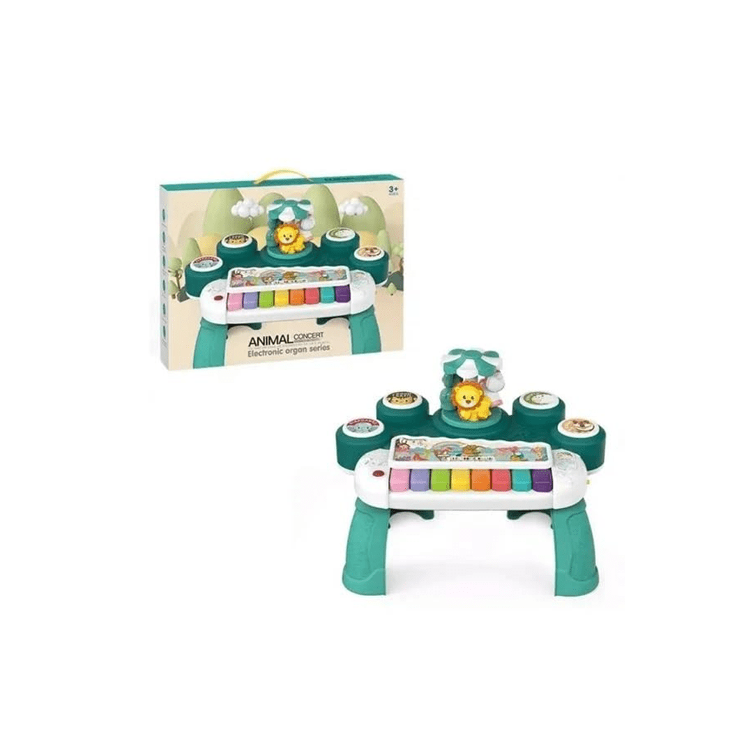 Baan Toys Toys Baan Toys Animal Concert Musical Animal Piano and keyword Toys with Flashing Light & Sound for Kid (2Years+)