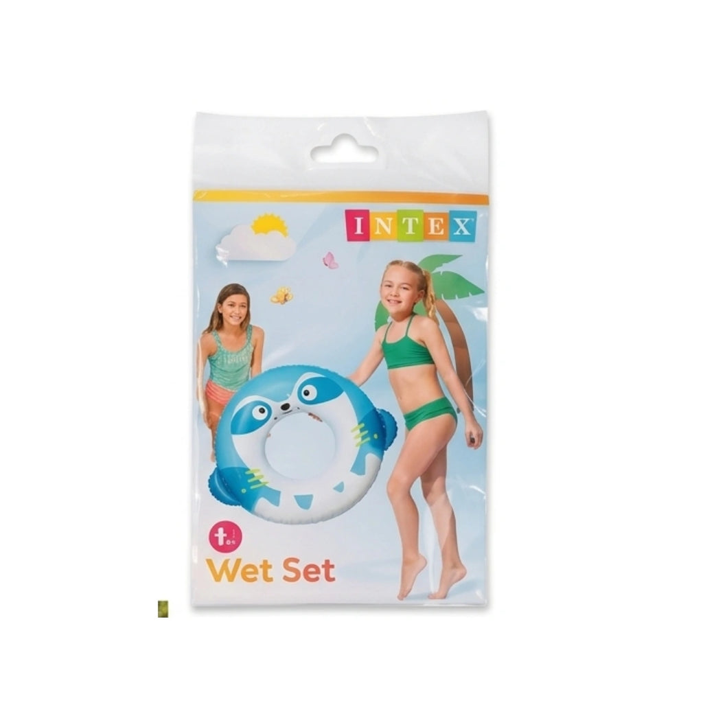 Intex Cute Animals Inflatable Swim Tube,Durable Vinyl Float