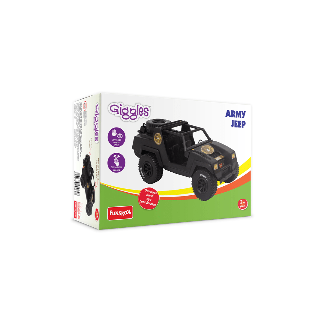 Funskool Toys Funskool Giggles Army Jeep (3 Years+)