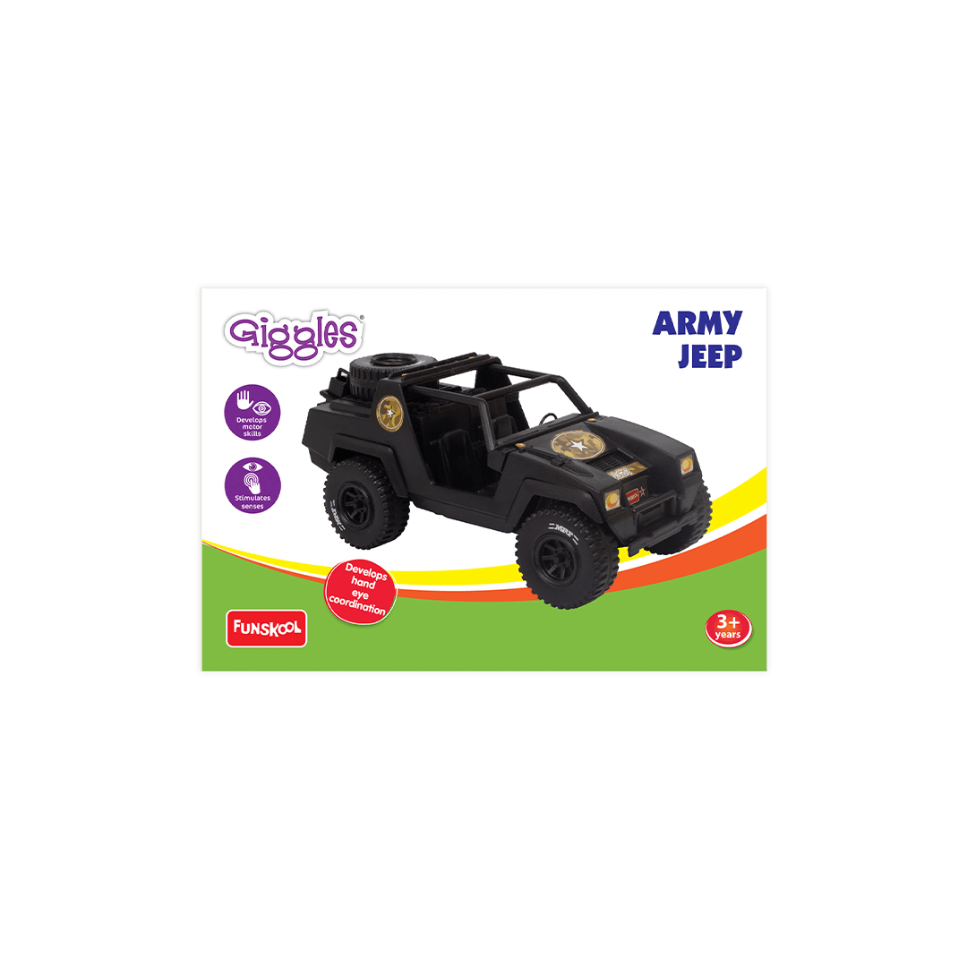 Funskool Toys Funskool Giggles Army Jeep (3 Years+)