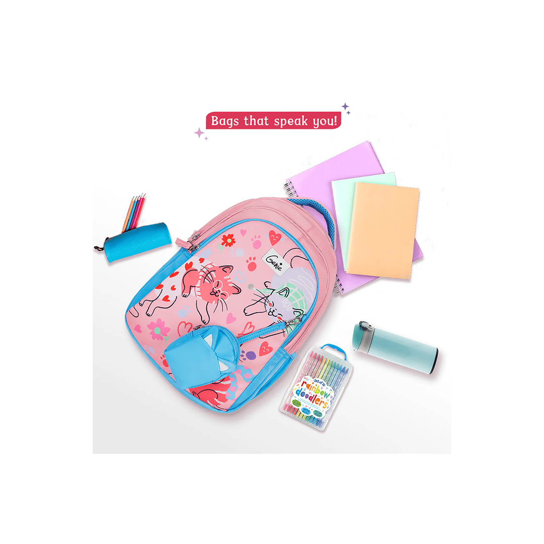 Genie Toys Genie Purrfect Small Backpack for Kids (4-7 Years)