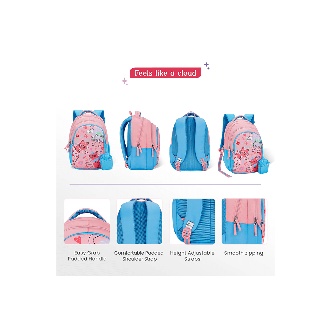 Genie Toys Genie Purrfect Small Backpack for Kids (4-7 Years)