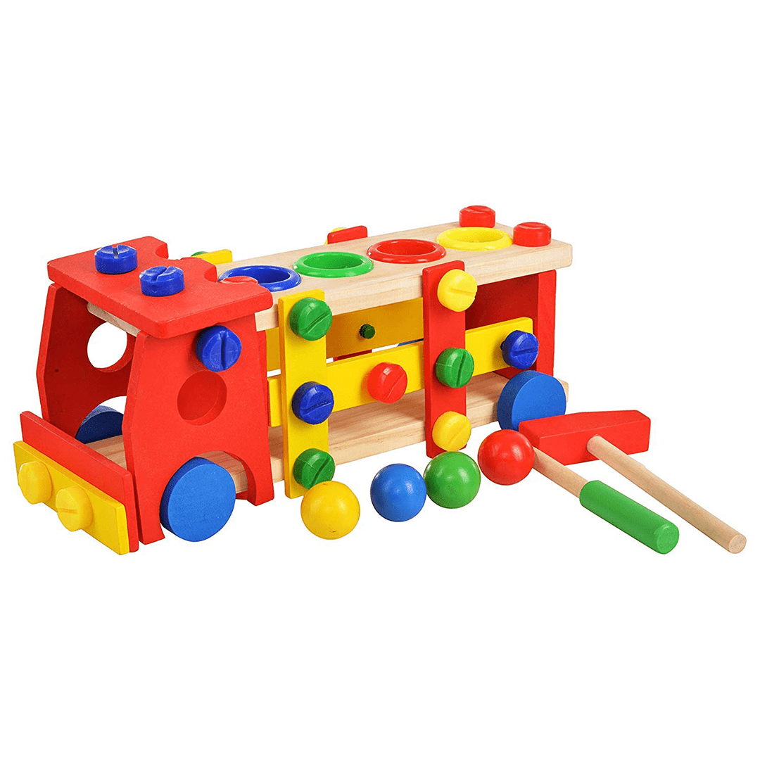 The Clever Clogs Toys The Clever Clogs Assembly Screw Truck (3 Years+)