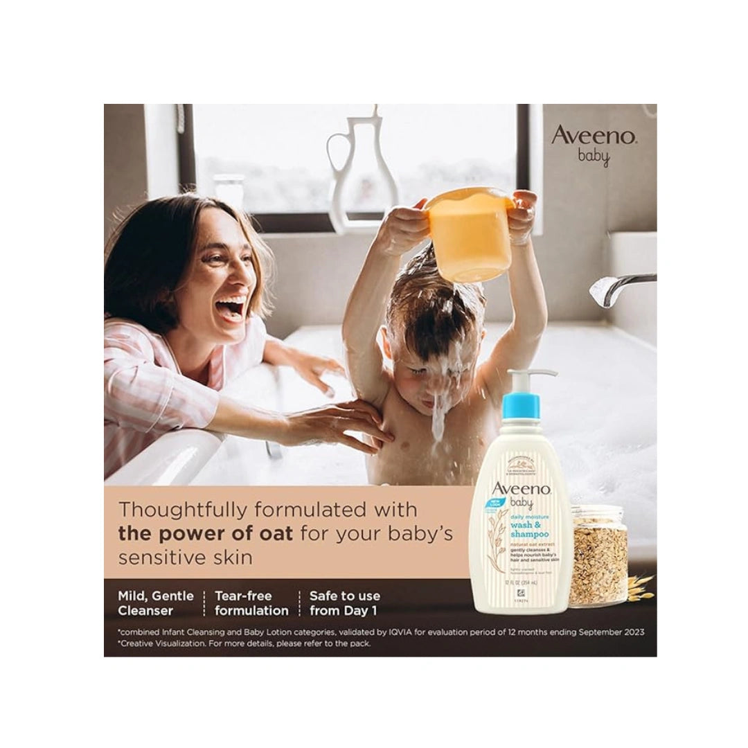 Gentle baby wash and shampoo