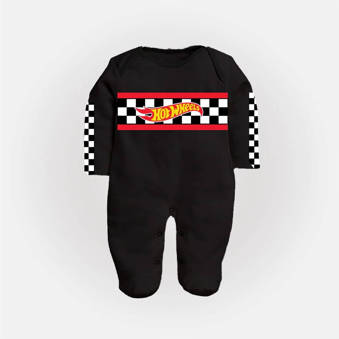 Interval Magic Lamps Personalized Ferrari Racing Baby Sleepsuit – Scuderia Red Edition (Colour as per Availability)