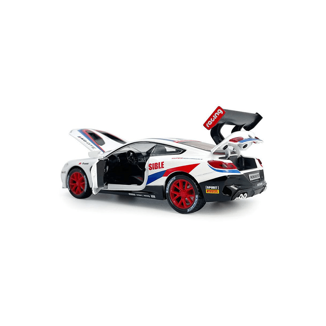 Baan Toys Toys Baan Toys BMW M8 GTE Diecast Toy Car For Kids (6 Years+)