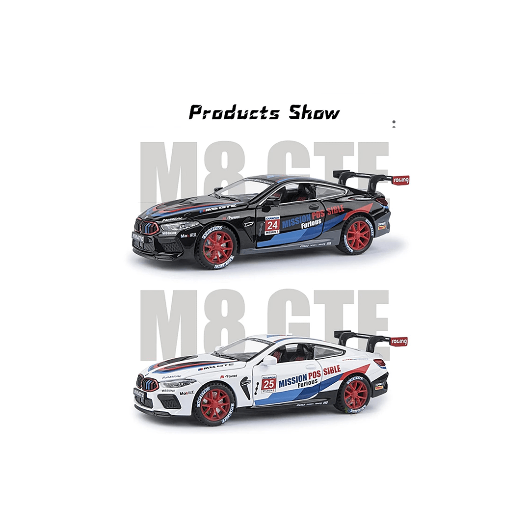 Baan Toys Toys Baan Toys BMW M8 GTE Diecast Toy Car For Kids (6 Years+)