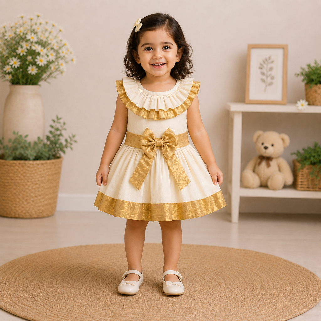 Boon Kids Baby Girls Bow Party Dress Kids