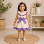 Boon Kids Baby Girls Bow Party Dress Kids