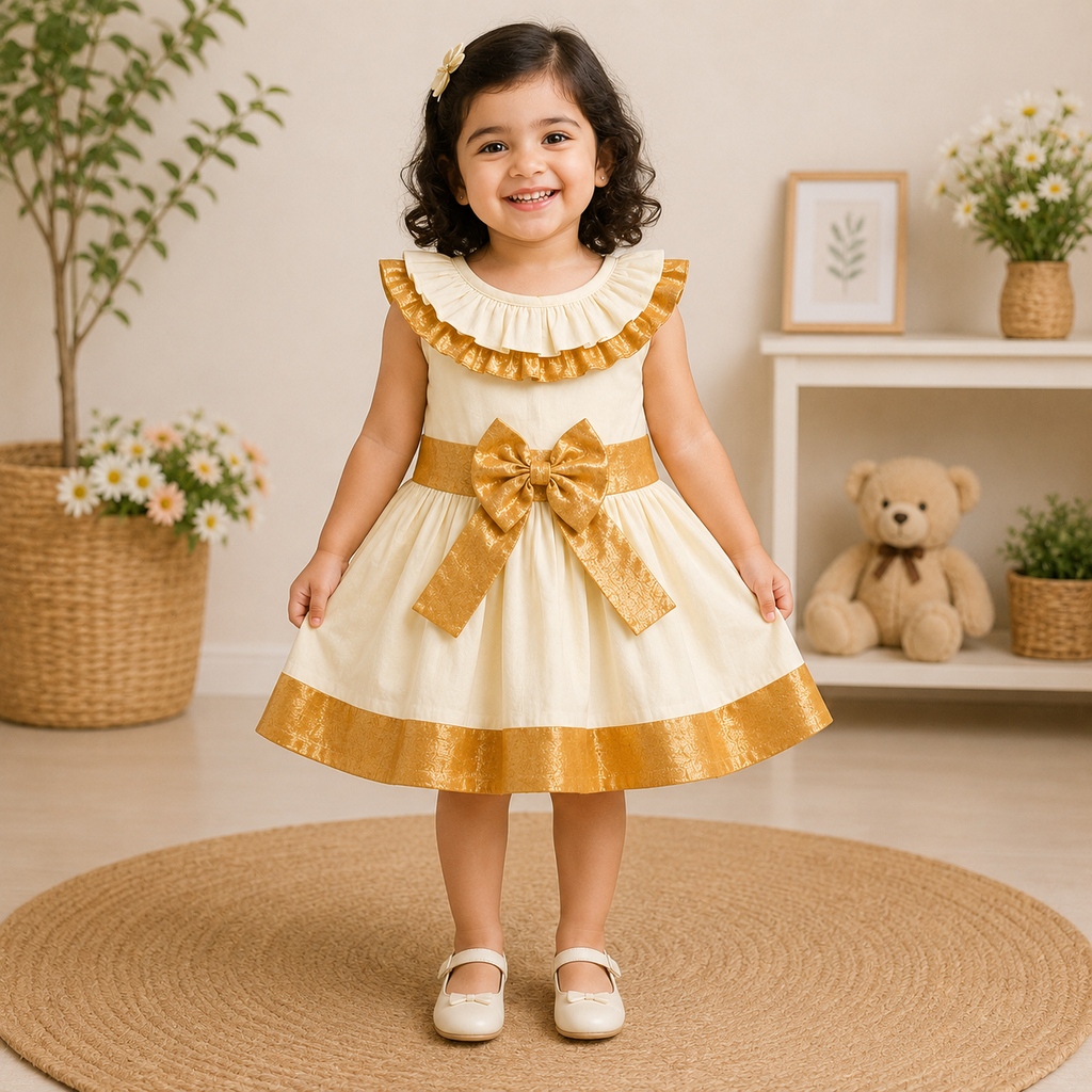 Boon Kids Baby Girls Bow Party Dress Kids