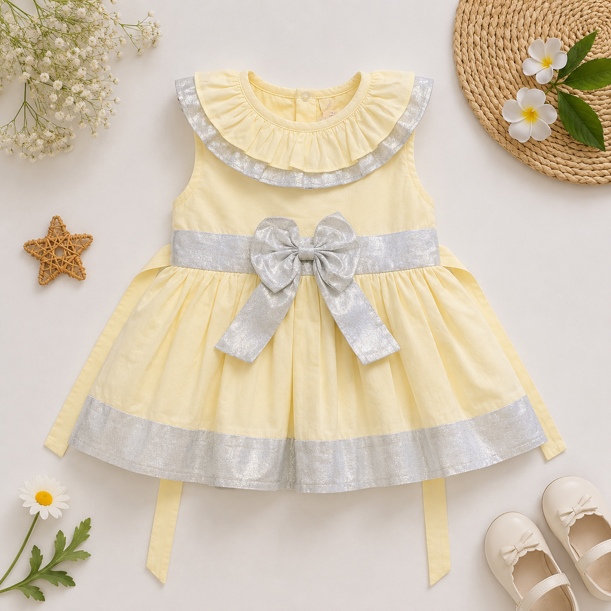 Boon Kids Baby Girls Bow Party Dress Kids