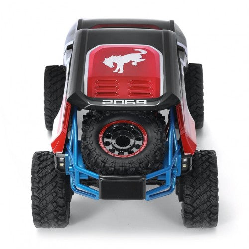 MJX R/C Hyper Go H18P Ford Bronco R 1:12 Scale Super Motor Brushless RC Off-Road Truck | High Performance 4WD Remote Control Rock Crawler Racing Car with Rugged Off-Road Tyres | Ford Bronco R Licensed RC Model