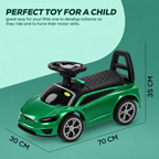 Baybee Push Ride-On Car for Kids 1-3 Years - Toy With Music, Storage & Backrest | Baby Toddler Drive Car (Elvira)
