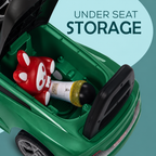 Baybee Push Ride-On Car for Kids 1-3 Years - Toy With Music, Storage & Backrest | Baby Toddler Drive Car (Elvira)