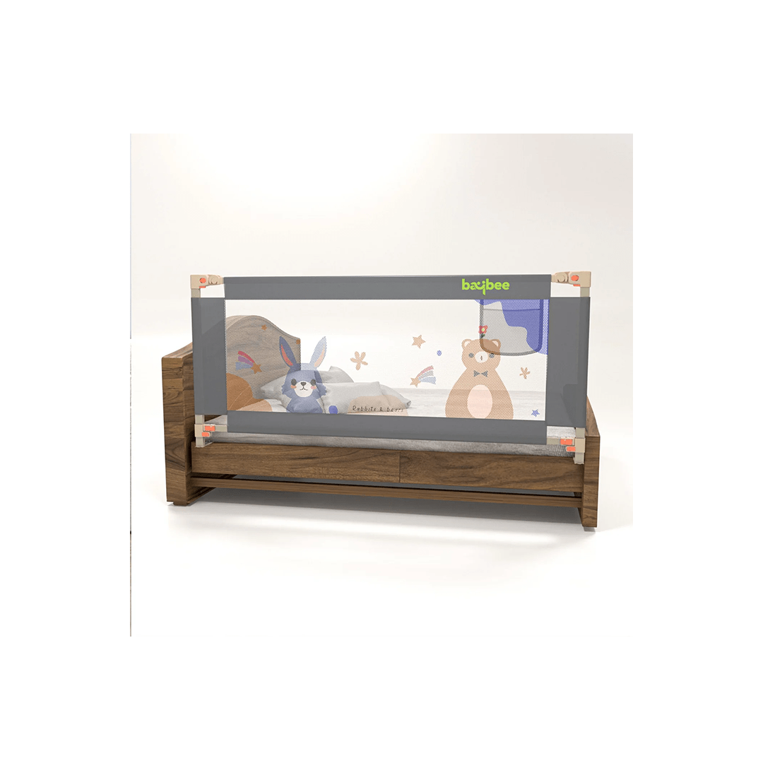 Baybee Other Gears Baybee Baby Bed Rail Guard – 28 Height Adjustable, Foldable Portable Safety Protector for Babies - 200 x 80 cm