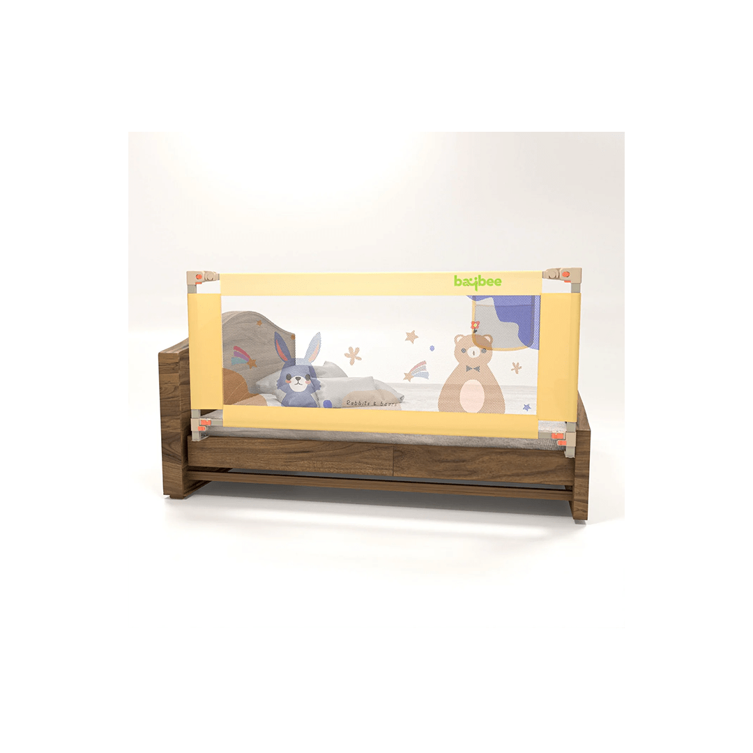 Baybee Other Gears Baybee Baby Bed Rail Guard – 28 Height Adjustable, Foldable Portable Safety Protector for Babies - 200 x 80 cm