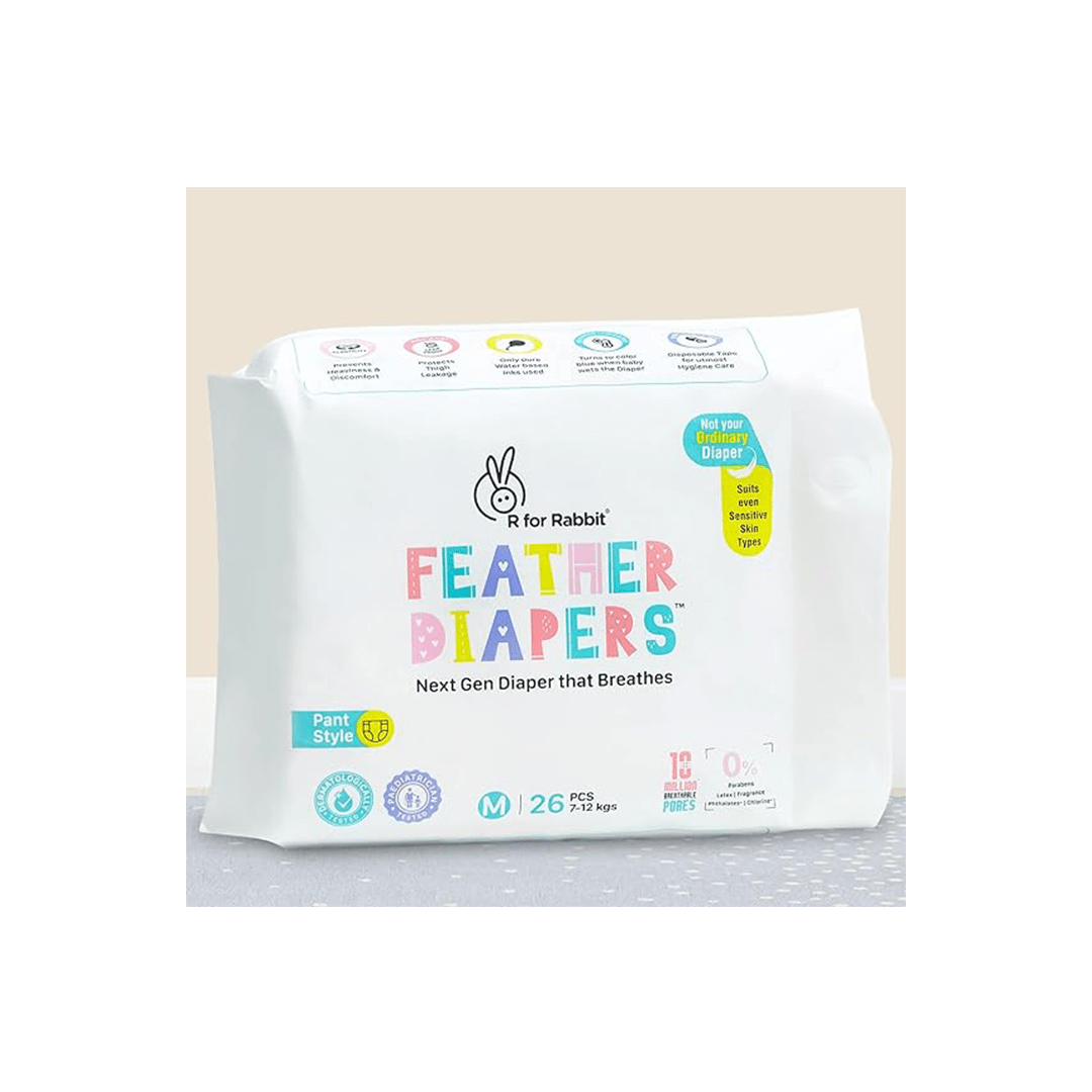 R for Rabbit Baby Care R For Rabbit Feather Diapers - Next Gen Baby Diapers (0 month+)
