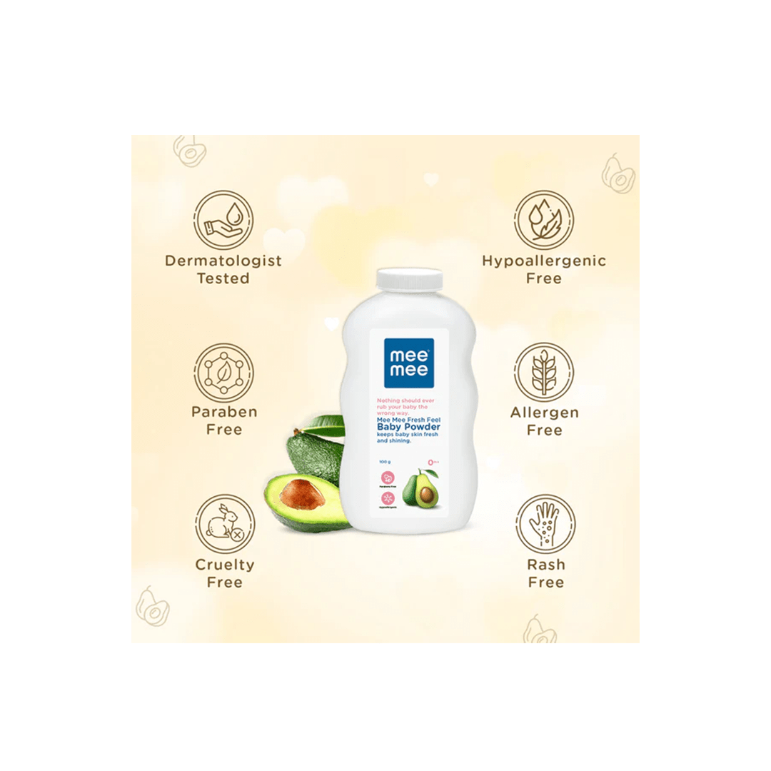 Mee Mee Baby Care Mee Mee Fresh Feel Baby Powder (0 Months+)