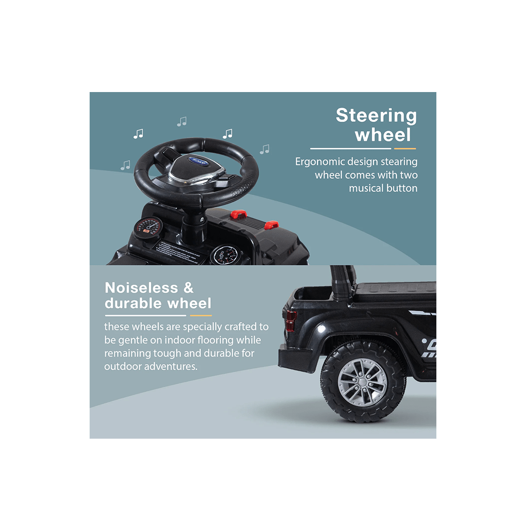 Baybee Ride-ons Baybee Baby Ride on Car for Kids, Push Ride on Toy With Led Light (Speedy)