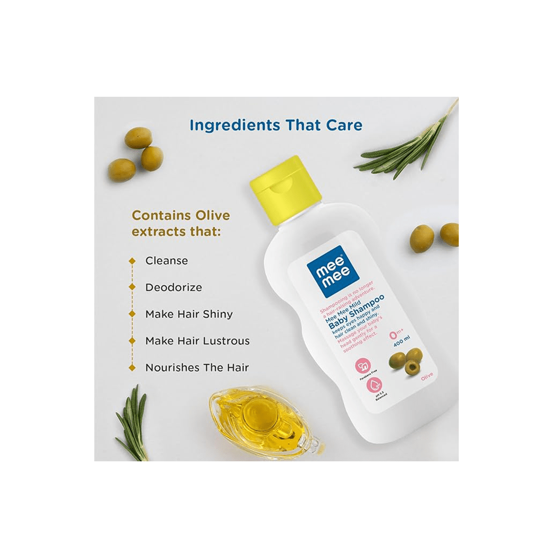 Mee Mee Baby Care Mee Mee Gentle Baby Shampoo Contains Olive extract (1 Months - 2 Years)