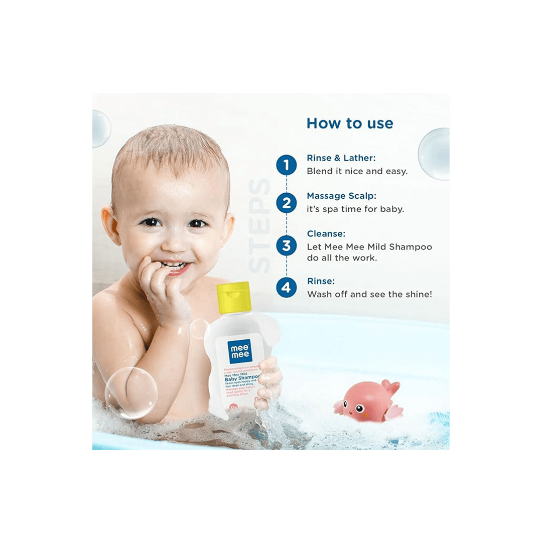 Mee Mee Baby Care Mee Mee Gentle Baby Shampoo Contains Olive extract (1 Months - 2 Years)