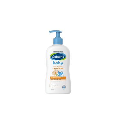 Cetaphil Baby Care Cetaphil Baby Wash & Shampoo with Organic Calendula (400ml)