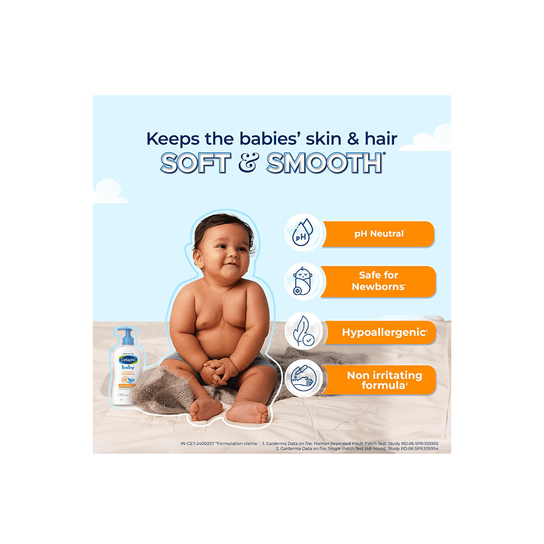 Cetaphil Baby Care Cetaphil Baby Wash & Shampoo with Organic Calendula (400ml)