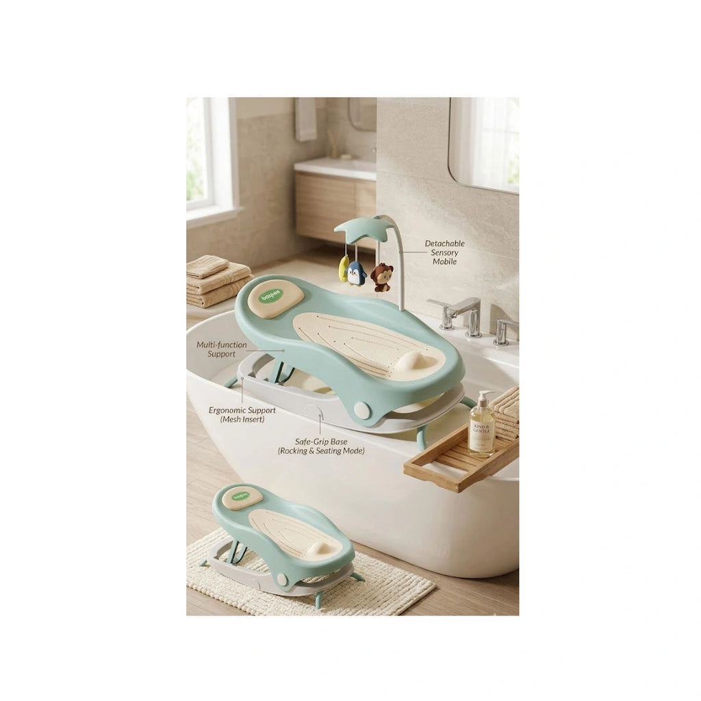 Baby bath support seat