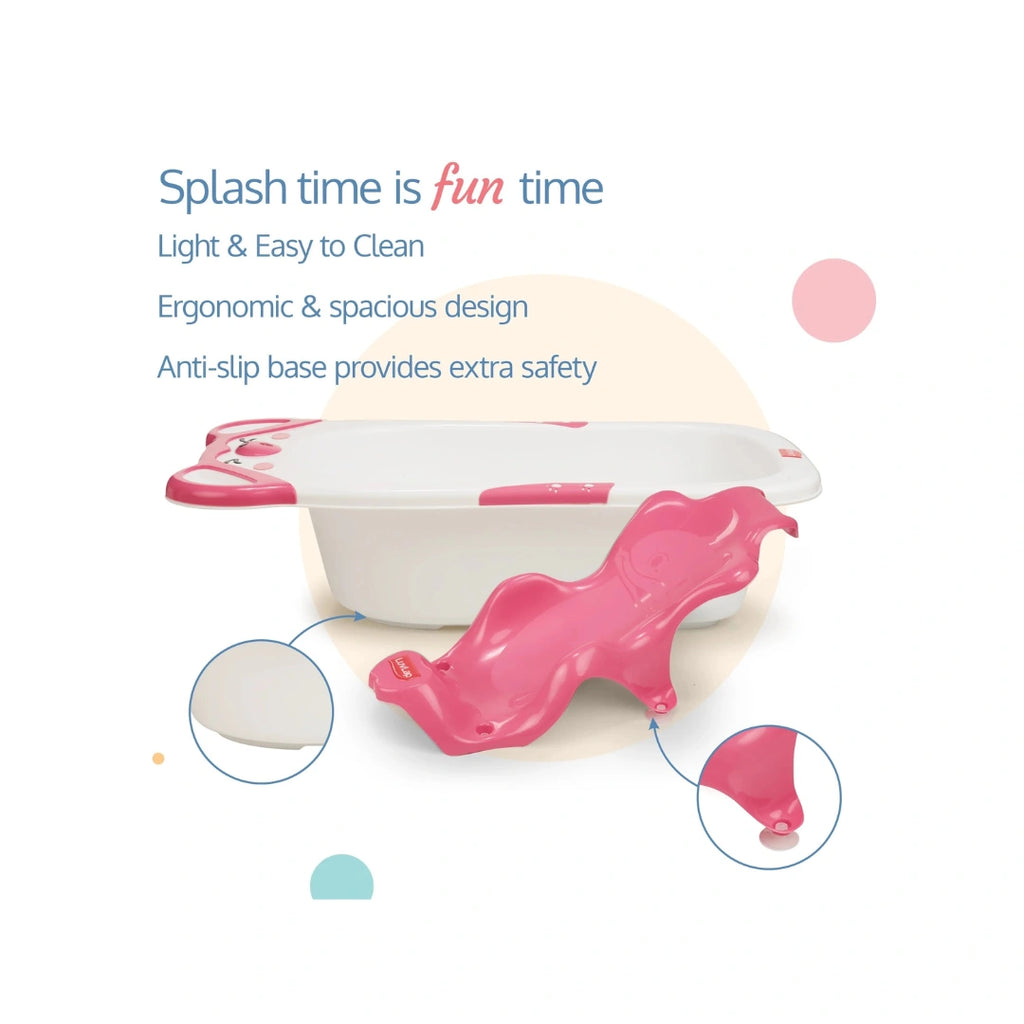 baby bath tub with bath chair combo