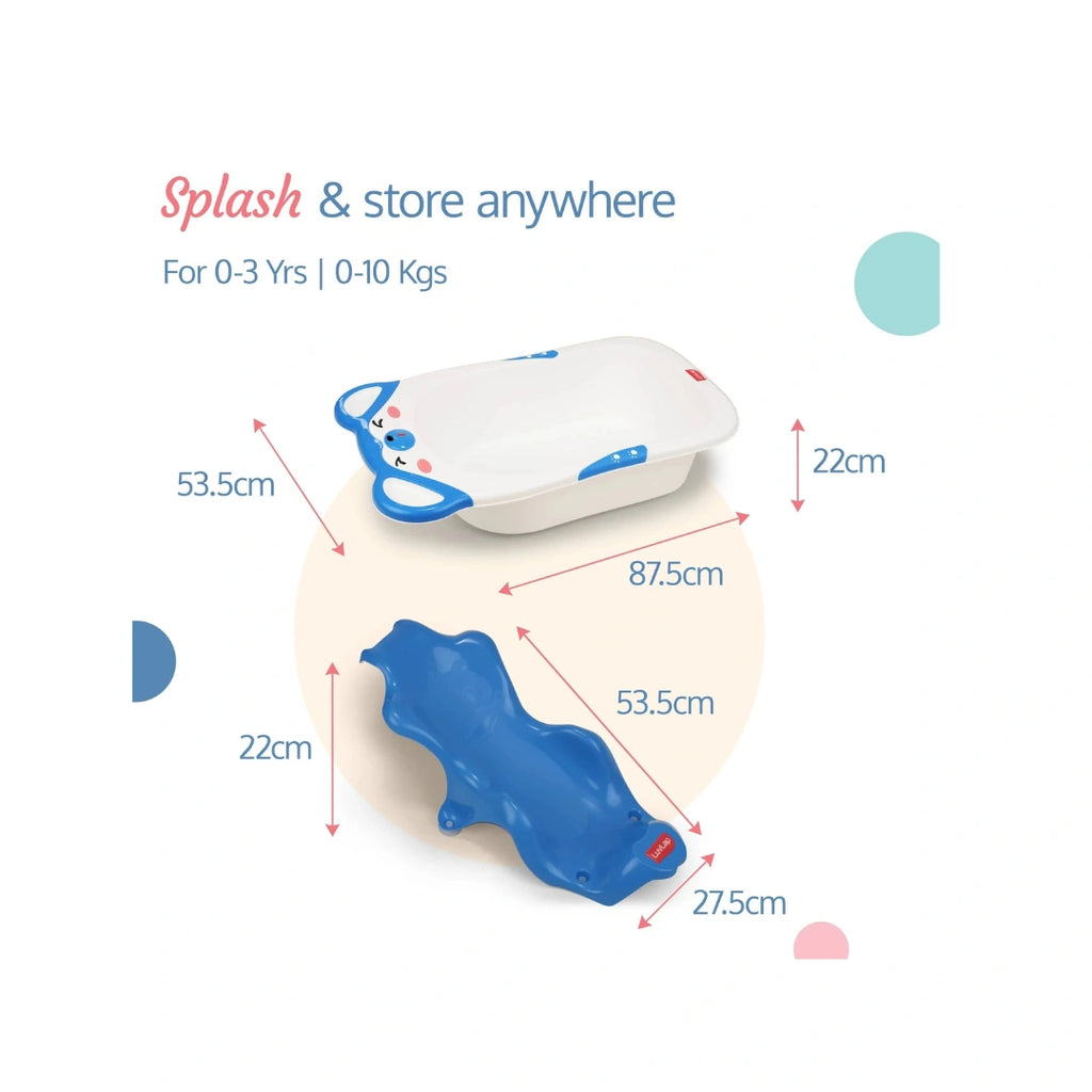baby bath tub with bath chair combo