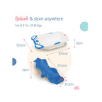 baby bath tub with bath chair combo