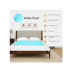 Soft waterproof baby bed mat